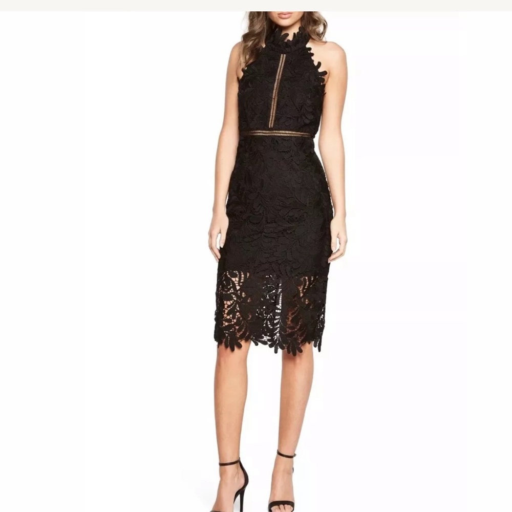 Bardot Kara lace dress